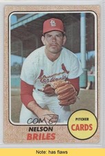 1968 Topps High # Nelson Briles #540 READ d0e