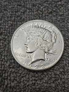 1923 D Peace Silver Dollar