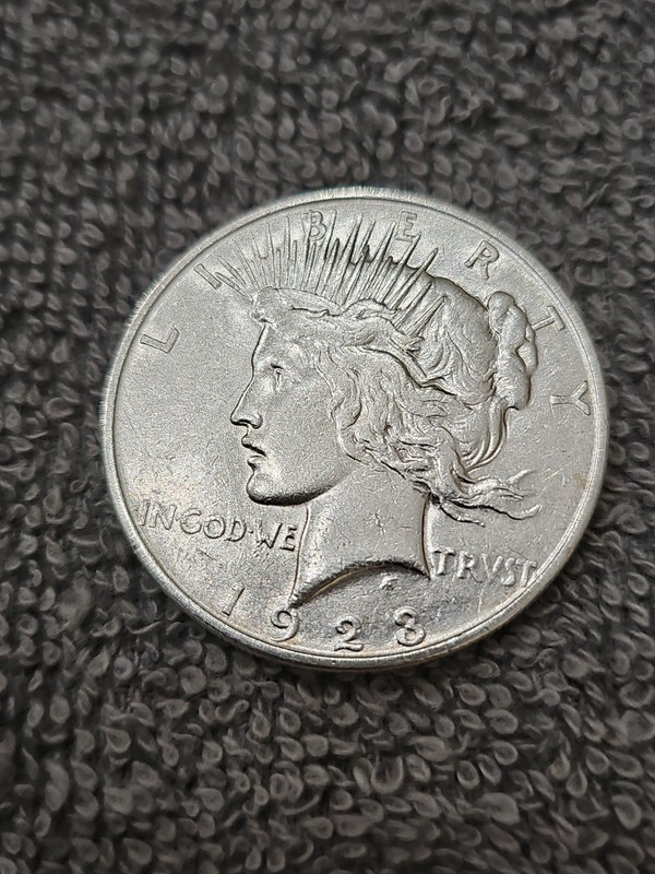 1923 D Peace Silver Dollar