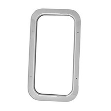 97578 Chrome Plated Plastic Interior Door Rectangle. Window Trim for Pete