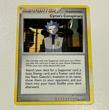 Pokemon TCG Cyrus's Conspiracy 105/127 Platinum Uncommon Regular EN 2009 on eBay