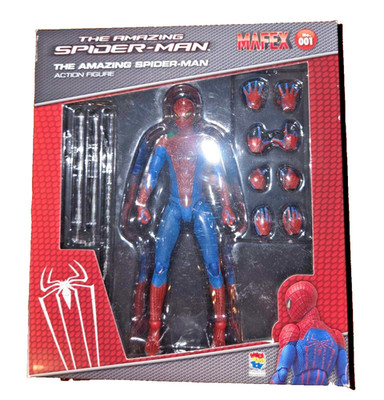 MAFEX No.001 The Amazing Spider Man Marvel Action Figure Medicom