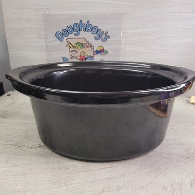 Ambiano Slow Cooker Crock Pot Ceramic 7 Quart Replacement Bowl 15.5x11.5x6