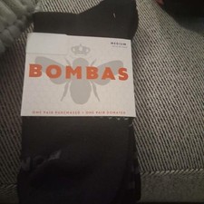 Bombas Over The Calf Socks Black Size Medium Lot of 30 Pairs New