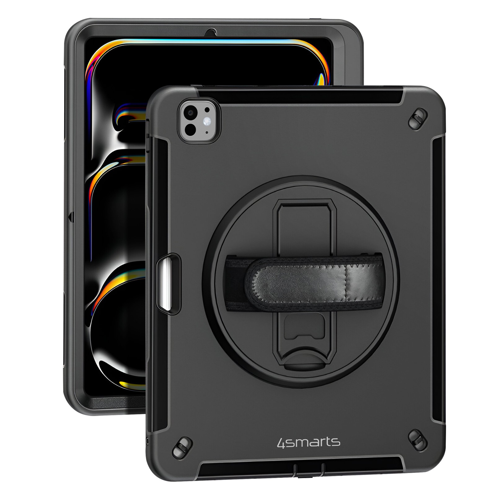 Coque antichoc iPad Pro 11 M5 évite les chutes grâce à sa poignée et sa béquille