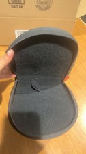 Black Bose Shell Protective Case for Headphones CASE ONLY Red Zip Around
