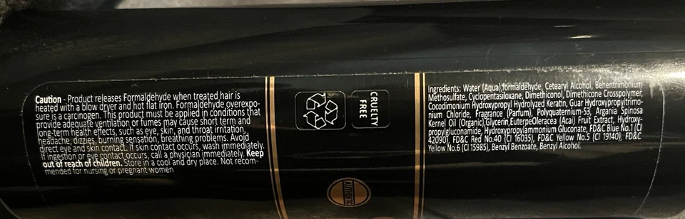 Keratin Research GL-1000 Gold Label Professional Blowout Hair Treatment - 1000ml - Image 3 of 4