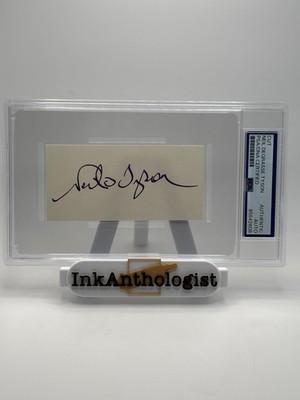Neil deGrasse Tyson Autographed Cut PSA DNA