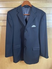 Burberry London Men  s Blazer Model Bond Street Wool 42R Made in USA