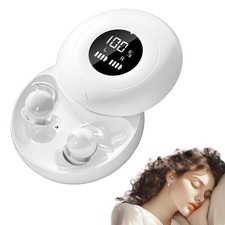 Sleep Earbuds Bluetooth 5.4, Mini Invisible Silicone Sleep Earbuds for Side S...