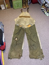 Vintage Carhartt Thrashed Actually Destroyed Hunting Overalls