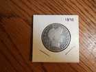 `1898 Barber Half, good condition, 90 % silver