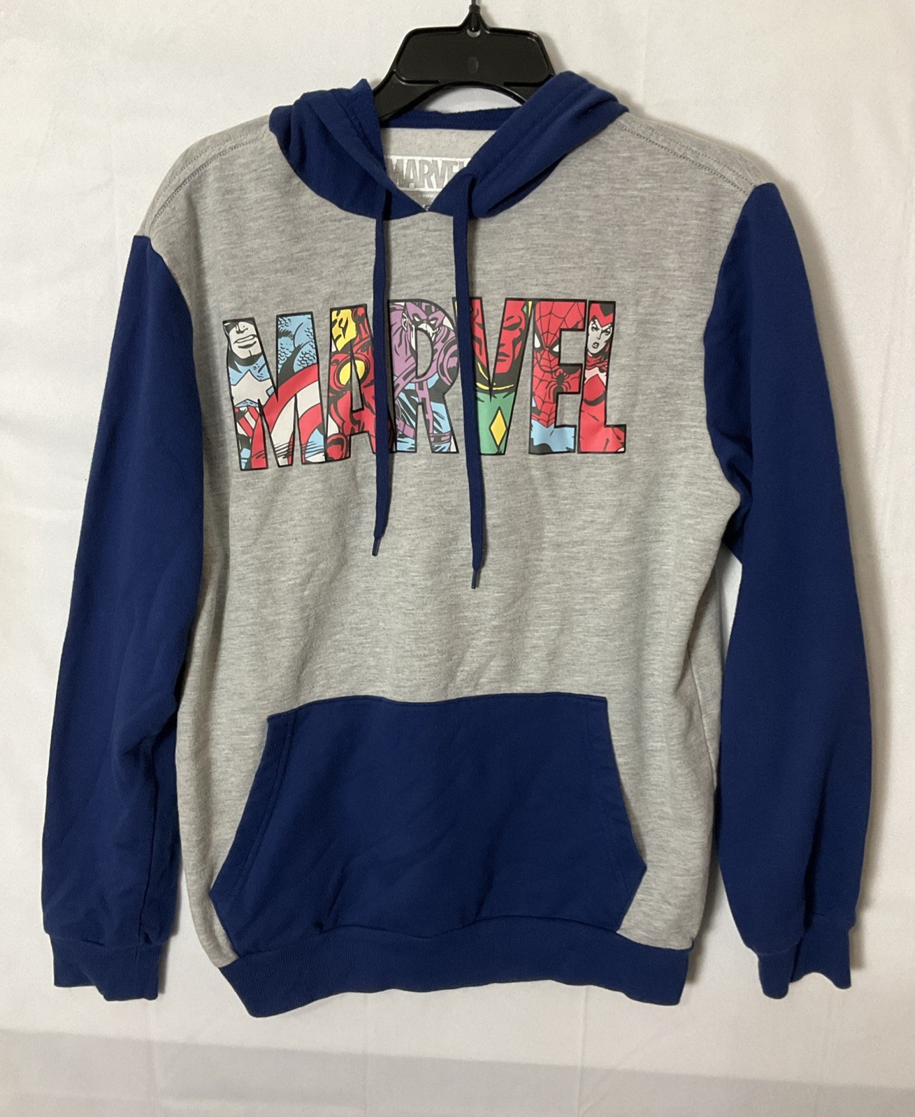 Marvel Characters Logo Graphic Pullover Hoodie Me… - image 1