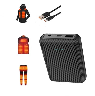 SHINEFUTURE 20000mAh 7.4V Heizwesten-Akku beheizte Kleidung Jacke Wärmehandschuh Powerbank