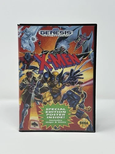 X-Men (Sega Genesis, 1993) Game And Box Only.