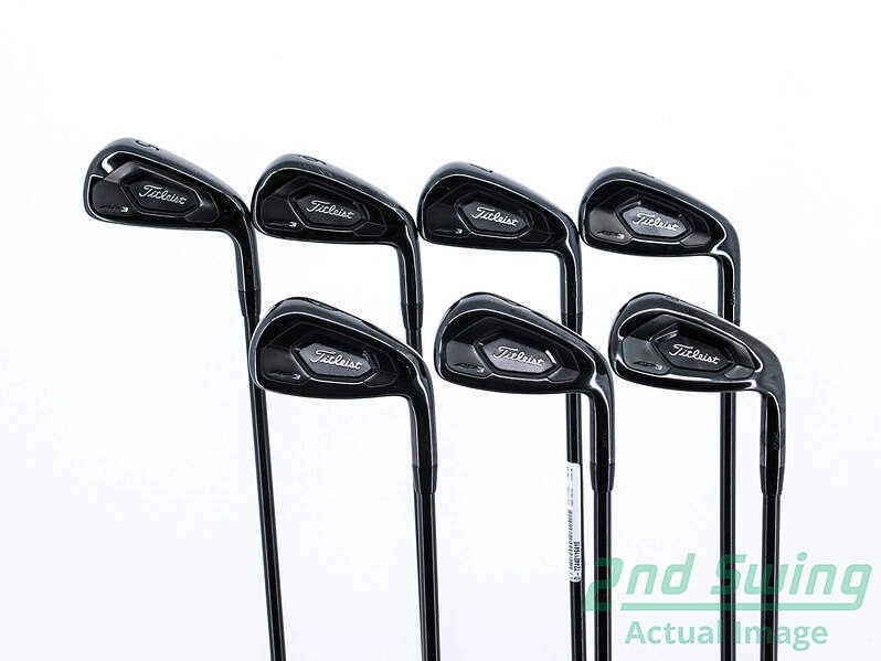 Titleist 718 AP3 Black Iron Set 5-PW AW Steel Regular Right 38in Golf Clubs
