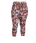 Terra and Sky Painted Floral Print High Rise Capri Leggings 2X (20W-22W) NWT — photo 5