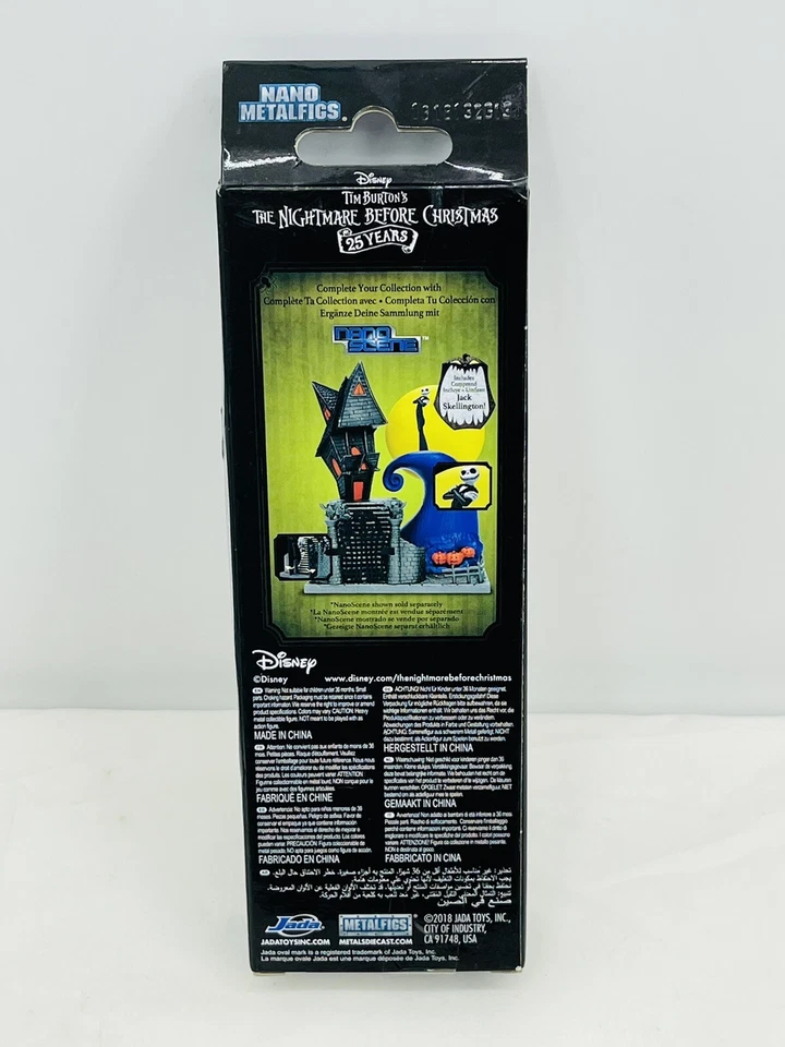 Pesadilla antes de Navidad Nano Matalfigs Diecast Paquete de 5 Jack Skellington Foto 3 de 3