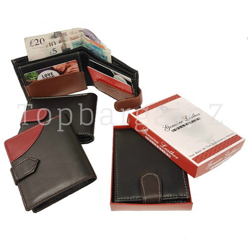 Linea Uomo Lusso Morbido Designer di qualità in pelle portafogli porta  carte di credito Scatola Regalo | eBay