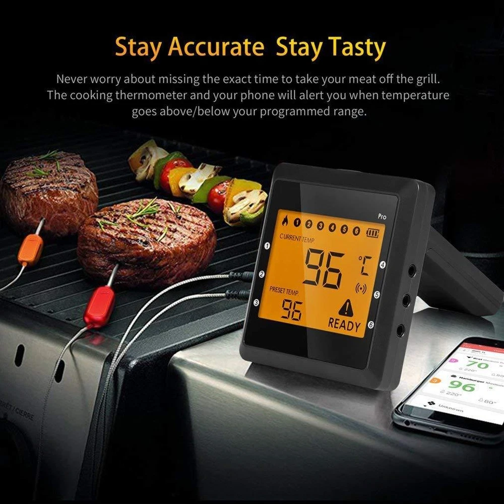 Digital Meat thermometer for Grilling, ICOCO Best Instant Read Oven Meat Thermom