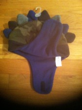 GAP BOYS PRO FLEECE CAMOUFLAGE DINOSAUR HAT 14.95 XS/S BNWT