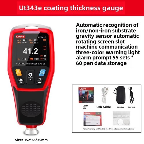 Digital FE/NFE Metal Car Paint Thickness Tester Meter Coating Thickness