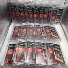 Ultra Pro One-Touch 75pt Point Magnetic Card Holder - LOT of 20