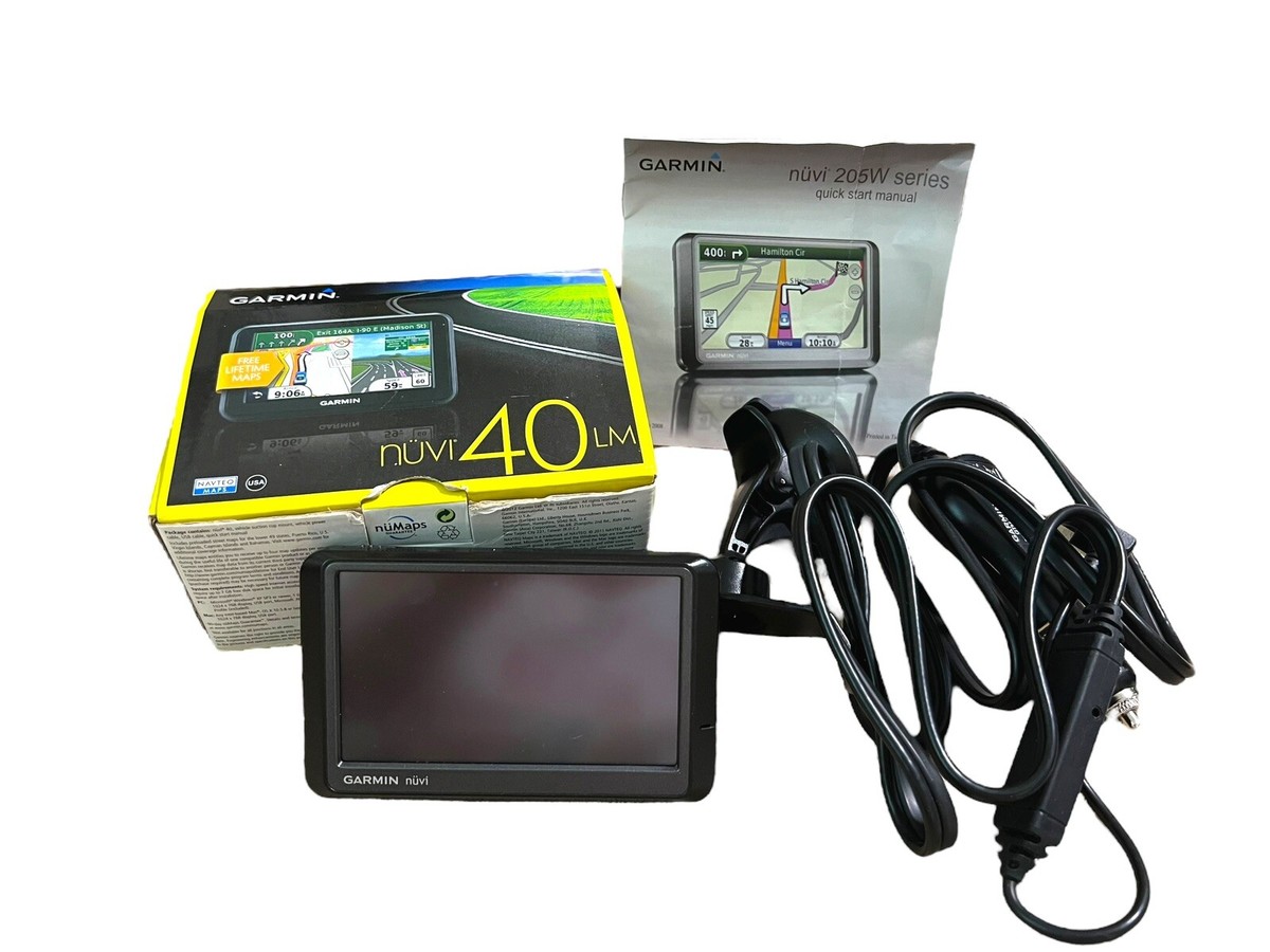 Garmin Nuvi 40LM 4.3-inch Portable GPS Navigator Lifetime Maps