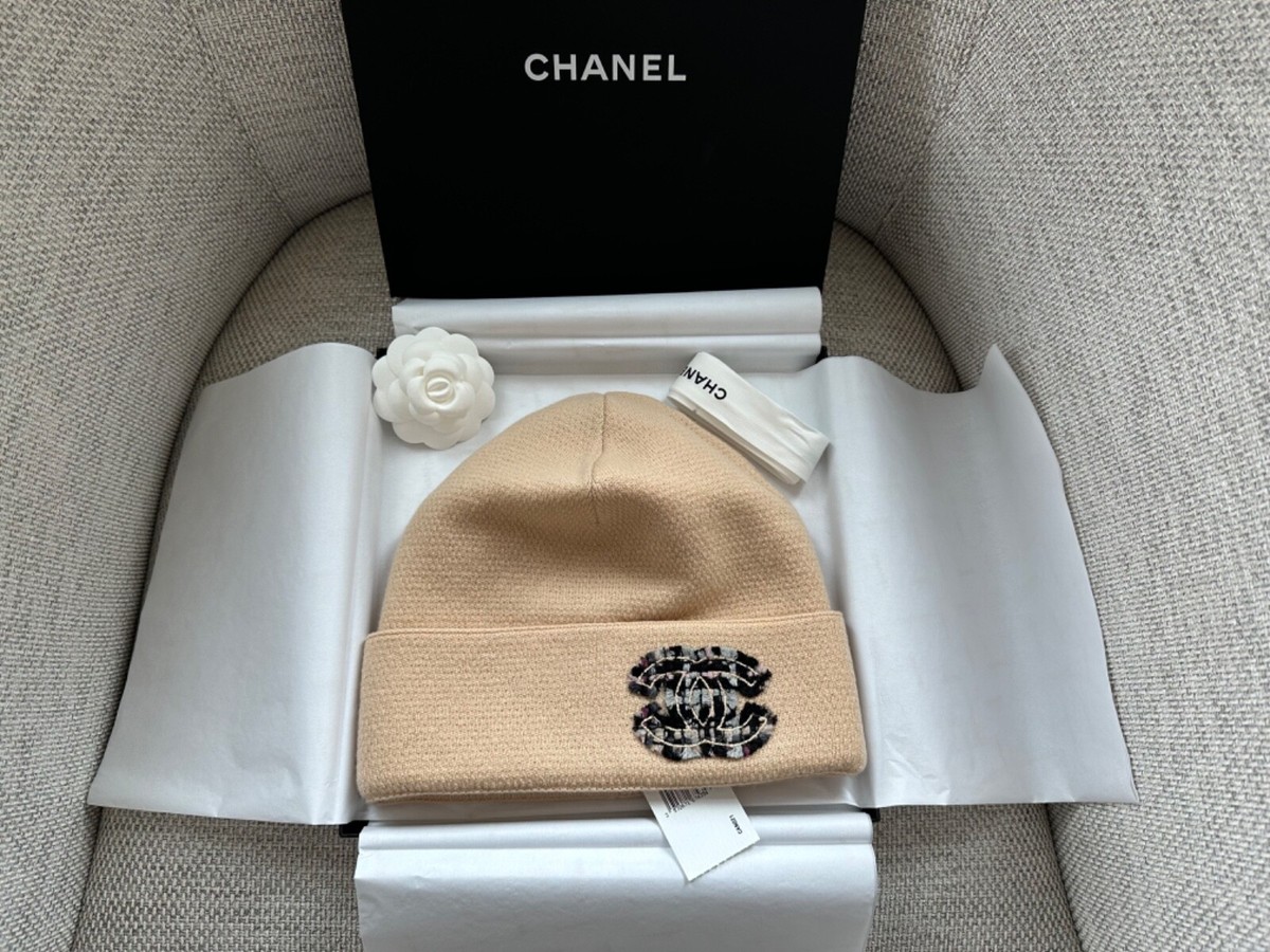 大！値下げ！シャネル　ビーニー ニットキャップ - カシミヤ、ブラック — ファッション | CHANEL