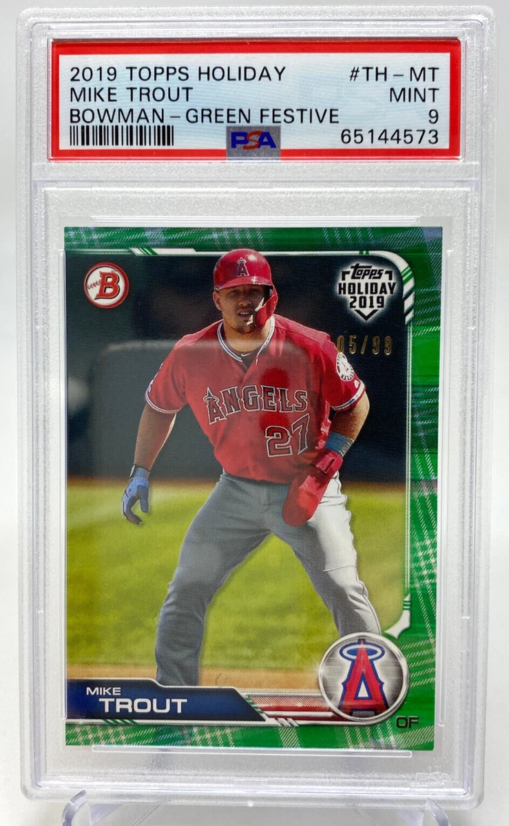 Topps Mike Trout Serial Numbered Baseball Sports Trading Card