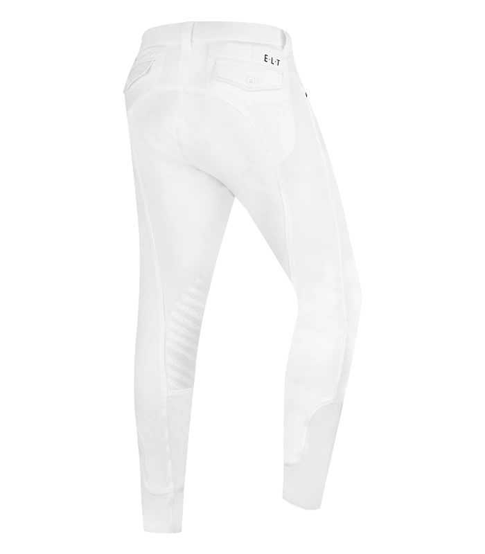 Waldhausen ELT Herren Turnier Reithose Mailo weiß Kniebesatz  - Bild 2 von 2