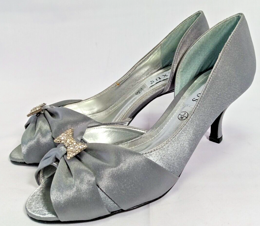 Peep Toe Lexus Wedding Shoes Lexus Grey Wide Fit Shoes Wide Fit