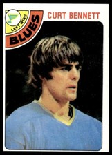 1978-79 Topps Hockey Card Curt Bennett St. Louis Blues #31 NM