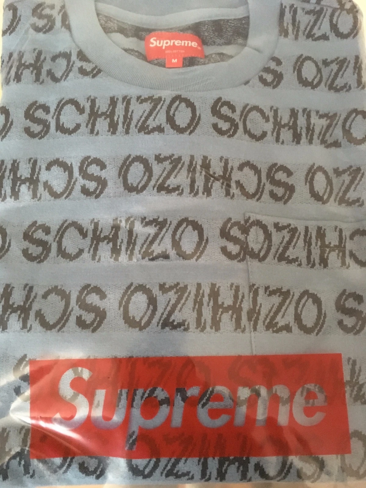 Haut jacquard Supreme Schizo bleu moyen