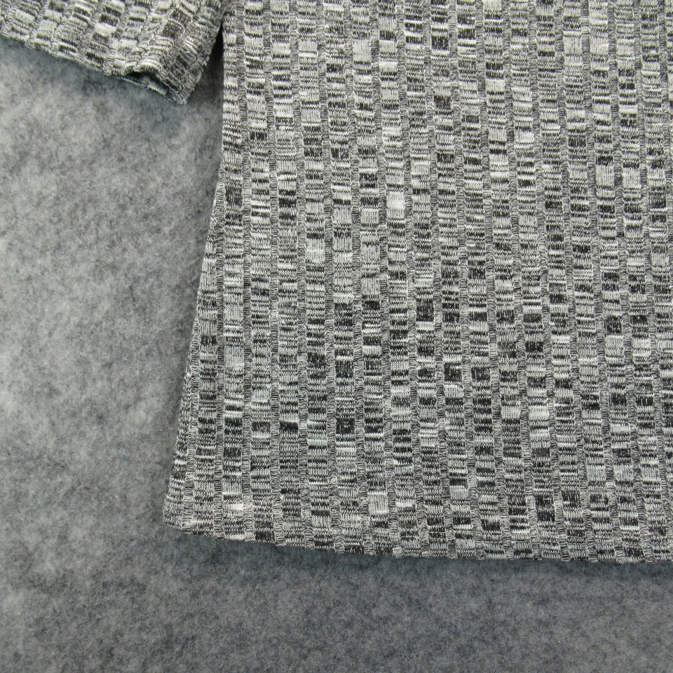 Camisa Lily Blanca Para Mujer Junior Grande Gris Capucha Cuello Manga Corta Elastizada Informal Foto 4 de 4