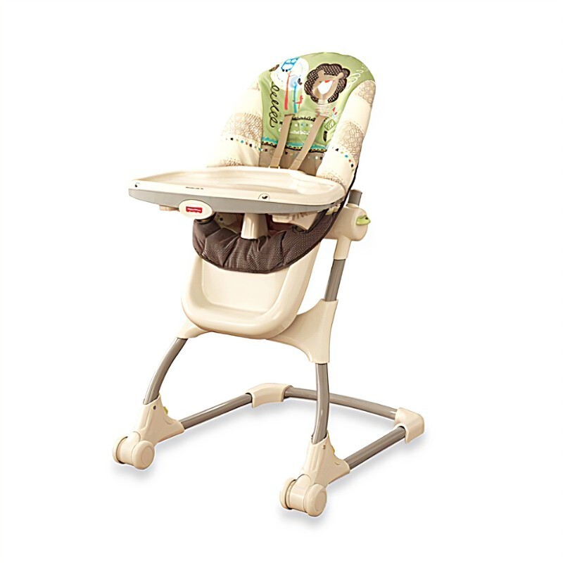 Baby Toddler Unisex Rare Fisher-Price Luv U Zoo The EZ Clean Highchair