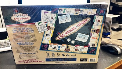 Las Vegas-Opoly a Version of Monopoly Board Game New Sealed Late