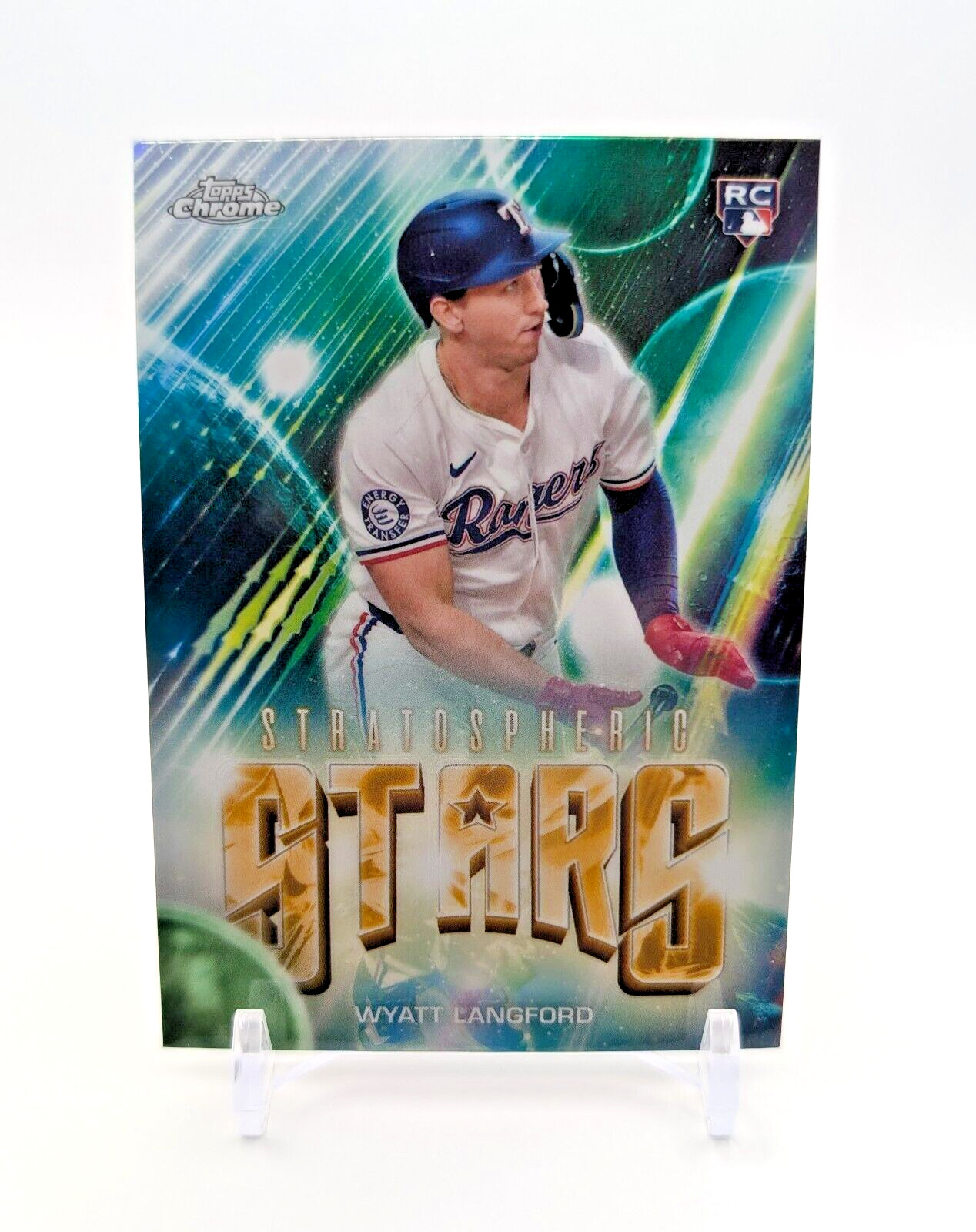 Wyatt Langford 2024 Topps Chrome Update RC Stratospheric Stars Rookie #SSC-16
