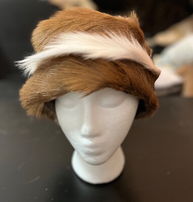 Real African Springbok Fur Hat Size L Silk Lining Fur “Brim” | eBay