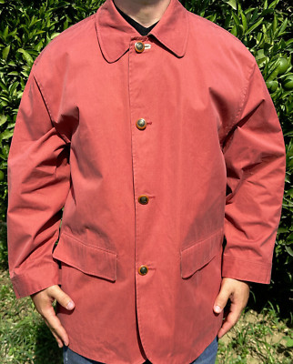 Ermenegildo Zegna Casual Long Light Resine Jacket Weatherproof Size 48 3 M L