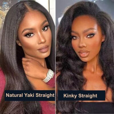UNice Yaki Straight Bundles Human Hair Extensions Virgin  display picture 1