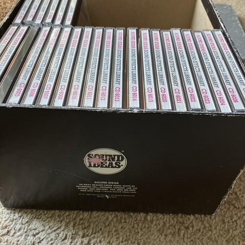 SOUND IDEAS Sound Effects Library 2000 Series 26 CDs Book Lucasfilm SFX