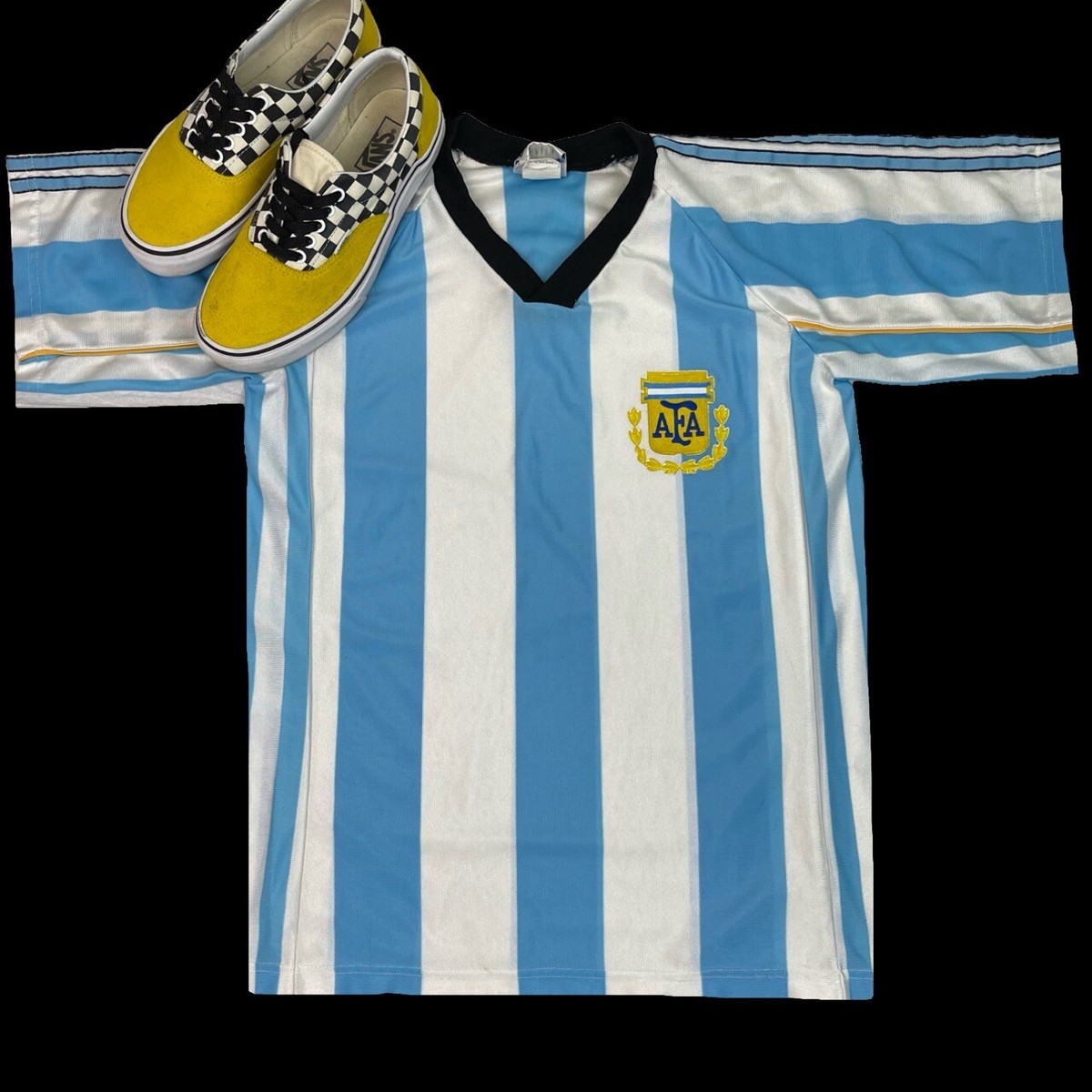 ★当時物Argentina90s classicalユニホーム Vintage 90's Argentina FC AFA Adidas Futbol Soccer Jersey