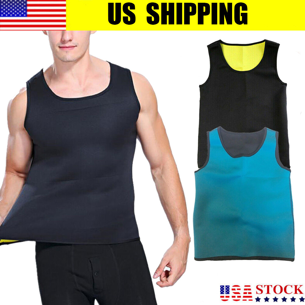 Jolie Body Shaper Per Uomo Gilet Dimagrante Pancia Addominale Perdere Peso Compressione Camicia Indumento Per Modellare,Black,S - Foto 5