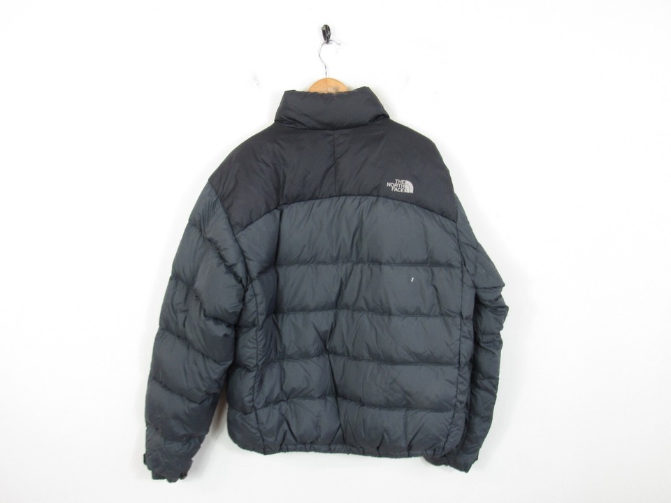 Mens The North Face Nuptse 700 Dark Grey Puffer Jacket 2012 Bomber Coat