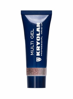 Kryolan Glittergel Pink fein - Effektvoll funkelndes Glitzergel für Körper und