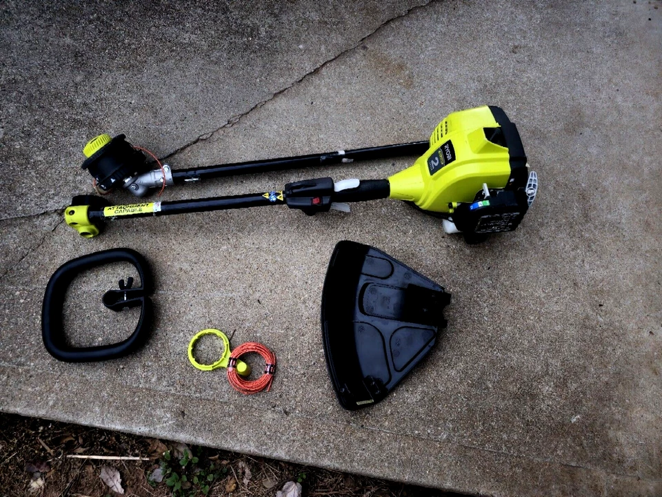 Ryobi 2循环燃气修剪器25cc全曲柄食草器直轴 — 第 3/4 张图片