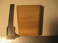 Poplar Keystone Plain 4-3/4x4"x2-3/4x1-1/16" Unfinished Door Window Trim (888)