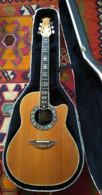 Electric Acoustic Guitar Ovation 1769 Custom Legend Natural S/N