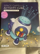 space capsule activity cube preschool musical toy